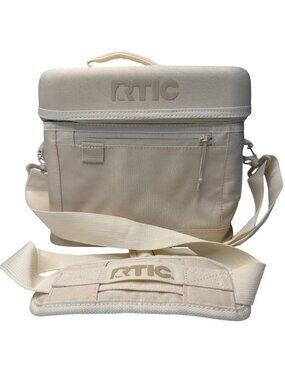RTIC Everyday Cooler 15-Can Soft Pack With Shoulder Strap Sand Beige